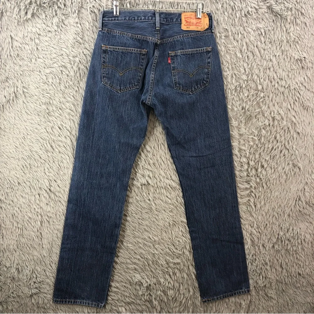 Levis Jeans 501 Vintage Buttonfly Mens 30 Straight Leg